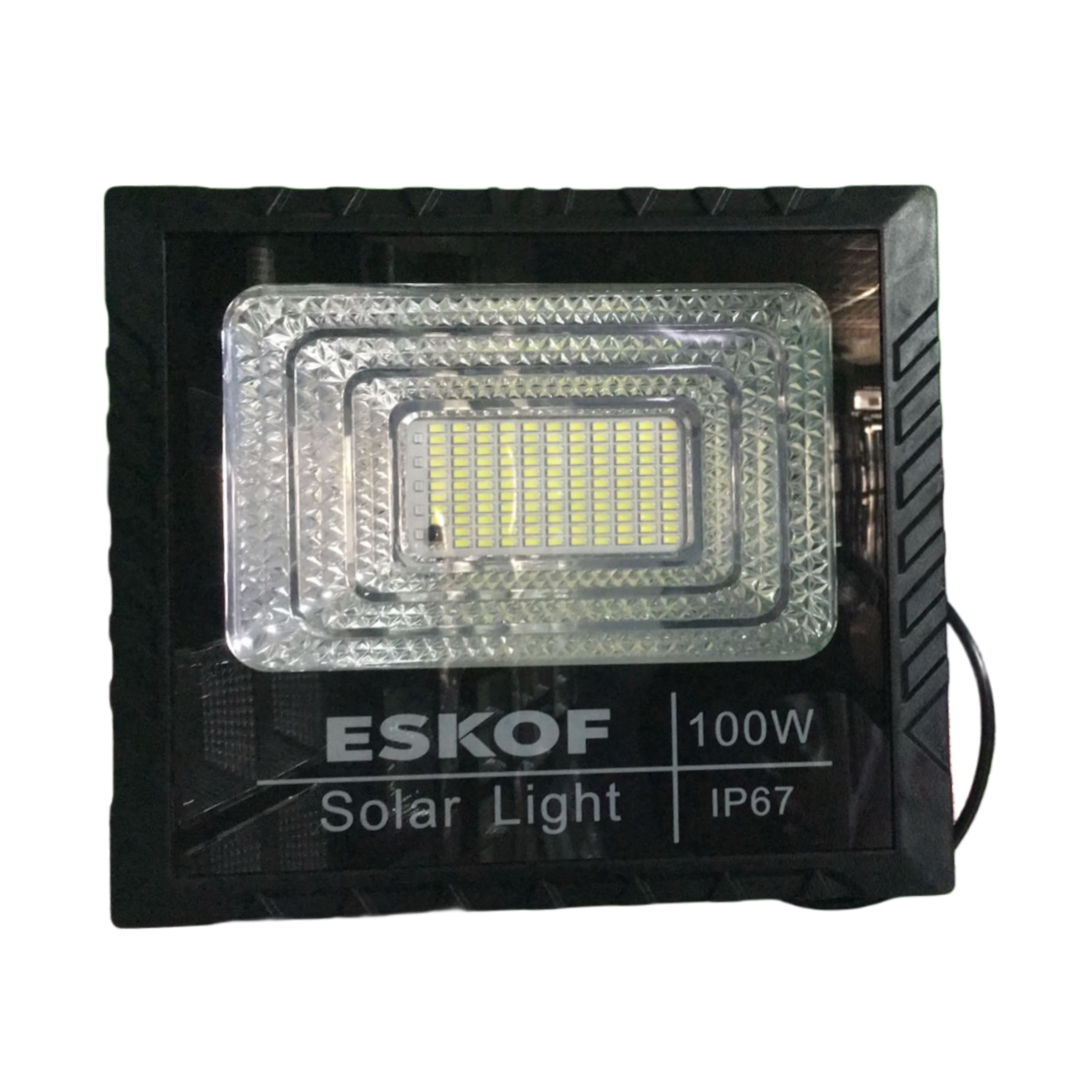 ESKOF SOLAR FLOOD LIGHT 100W