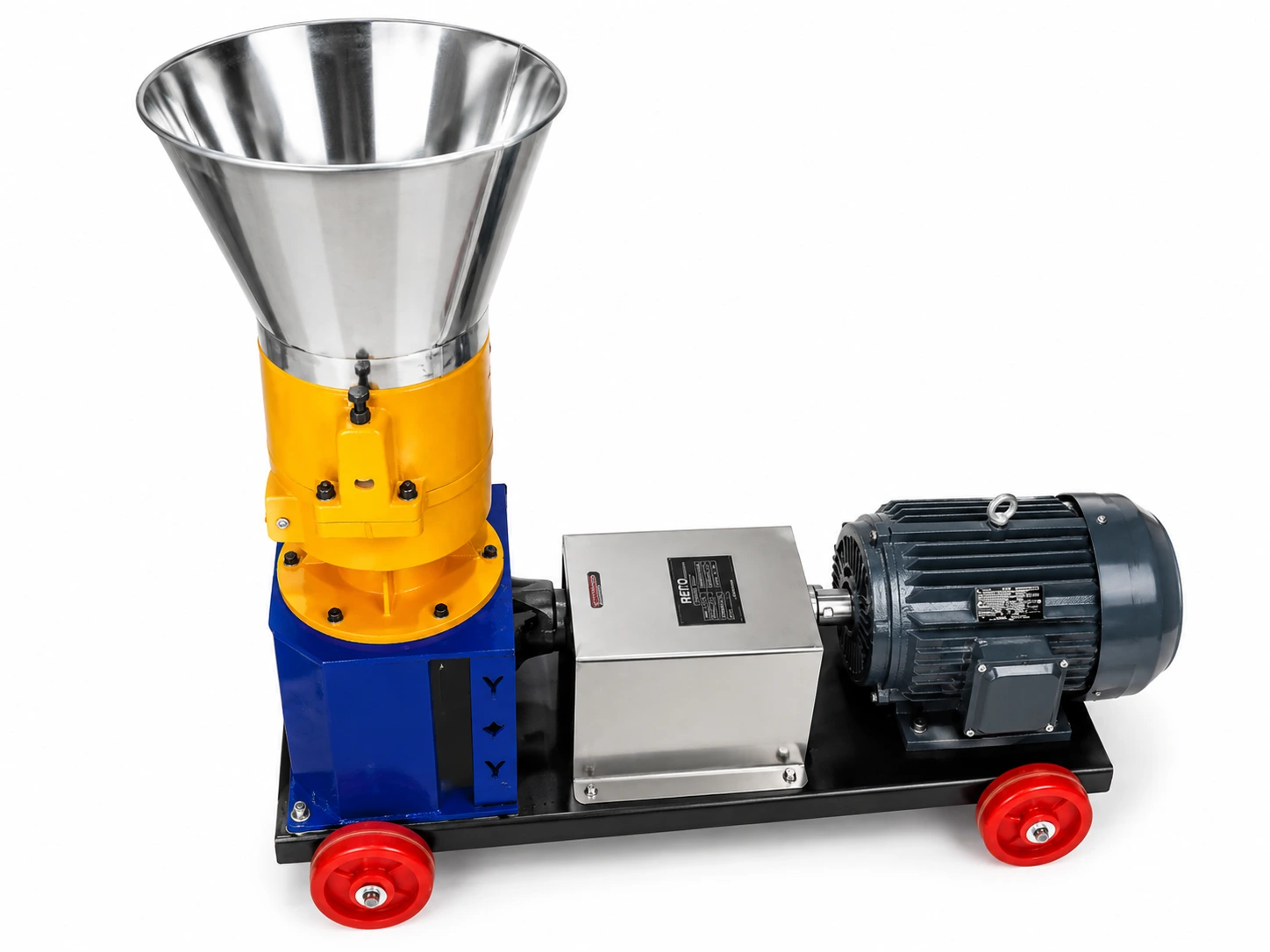 Feed Pelleting Machine with Electric Motor 200KG 4.5KW / 6HP