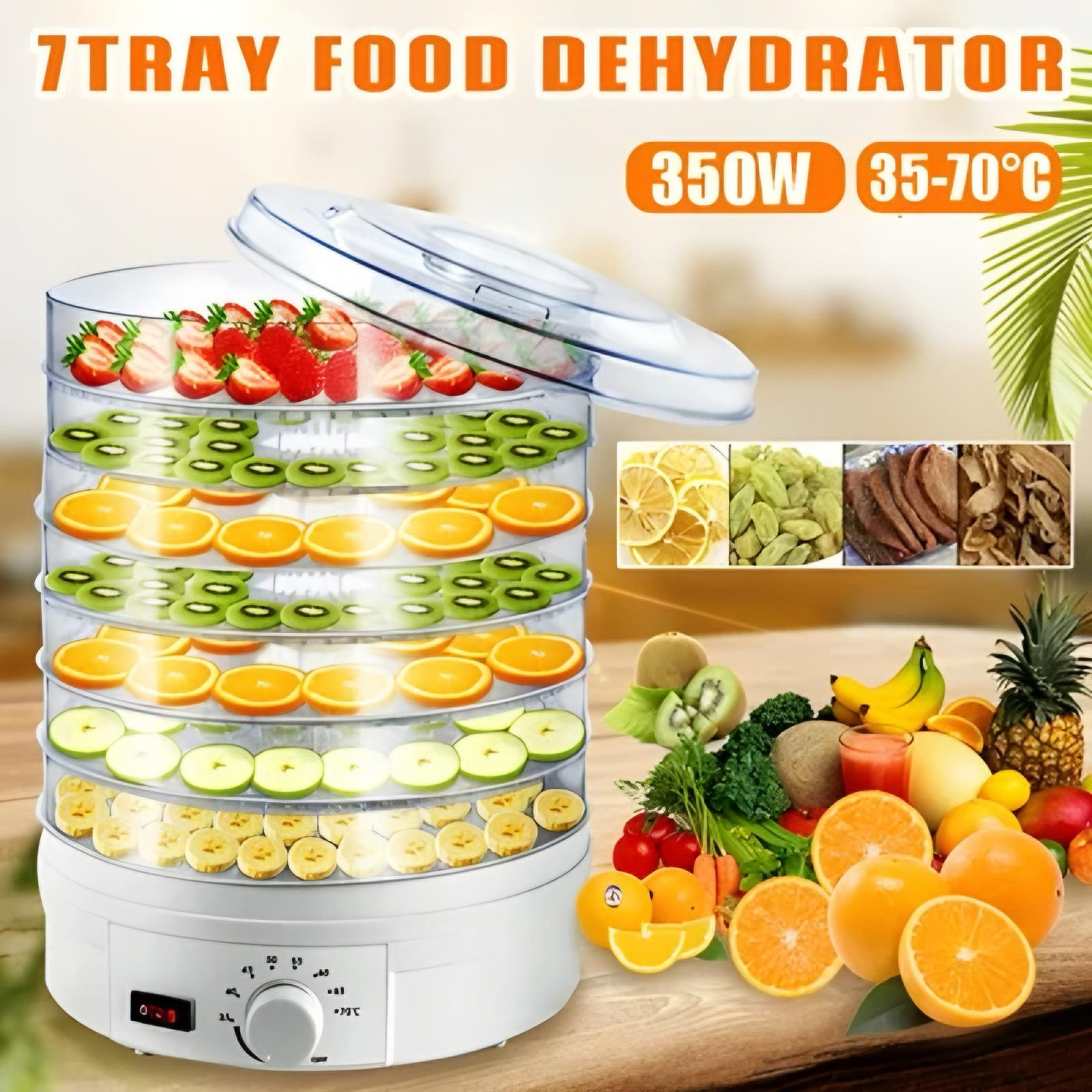 FOOD DEHYDRATOR 7 LAYERS