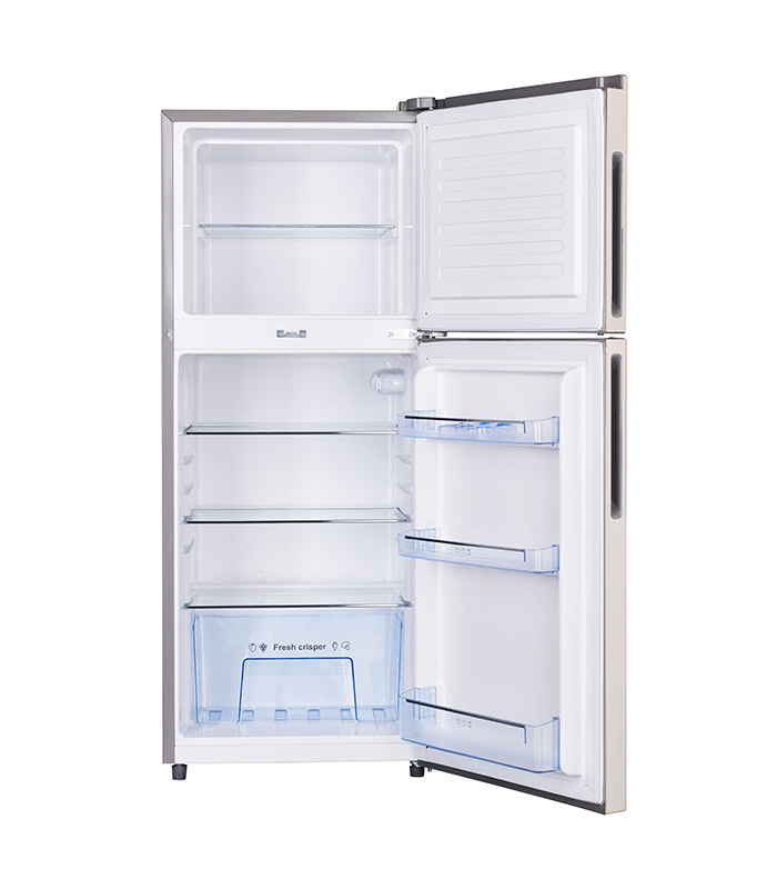 photo of HAIER THERMOCOOL DOUBLE DOOR FRIDGE HRF-185BLUX SILVER