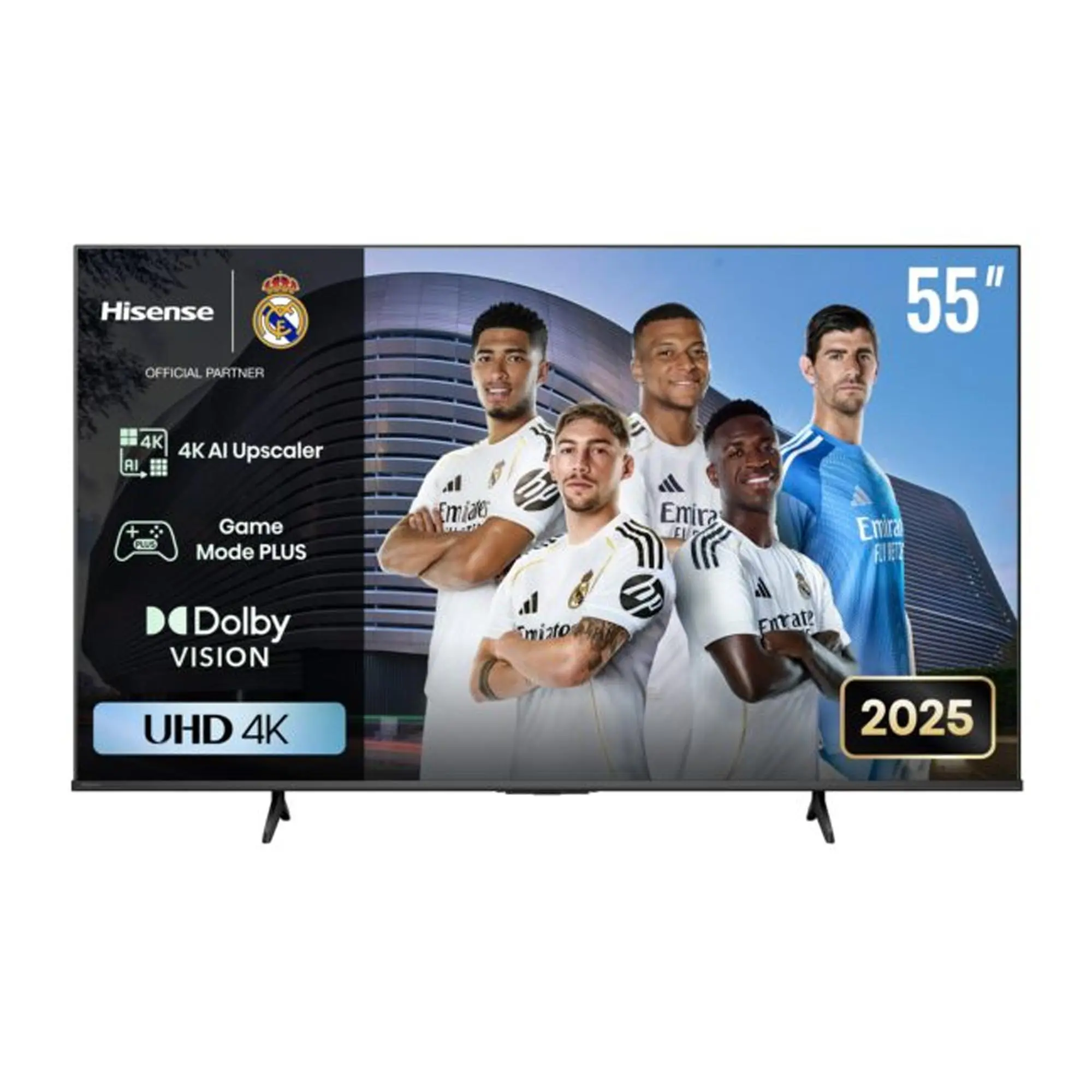 Hisense 55 Inch UHD 4K Smart TV with AI Upscaler