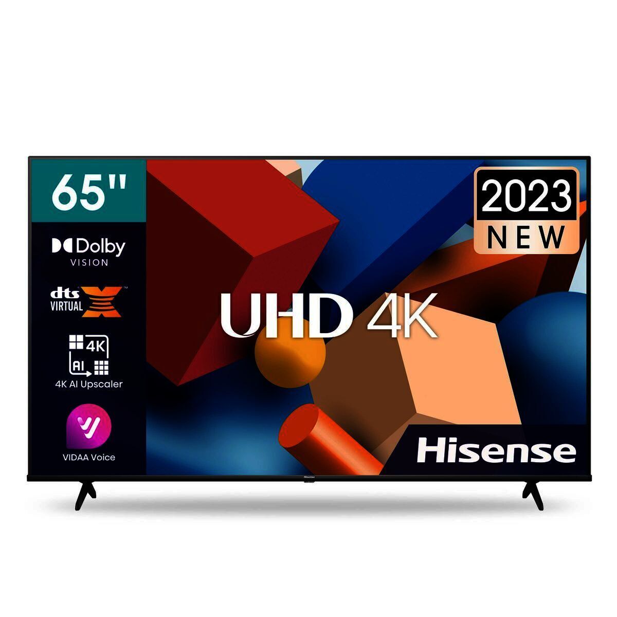 HISENSE 65 INCH UHD 4K SMART TV WITH FREE WALL BRACKET