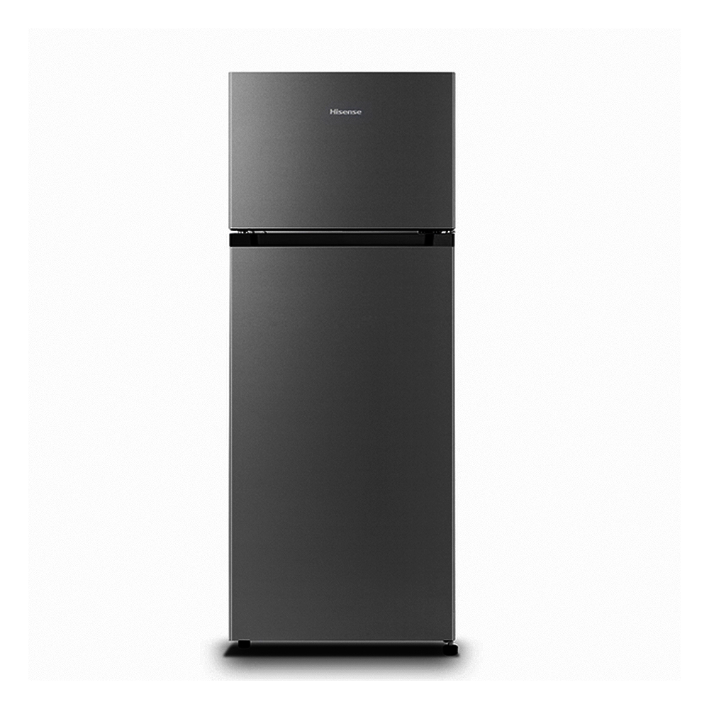 HISENSE D0UBLE DOOR REFRIGERATOR 124L SILVER R600 GAS 