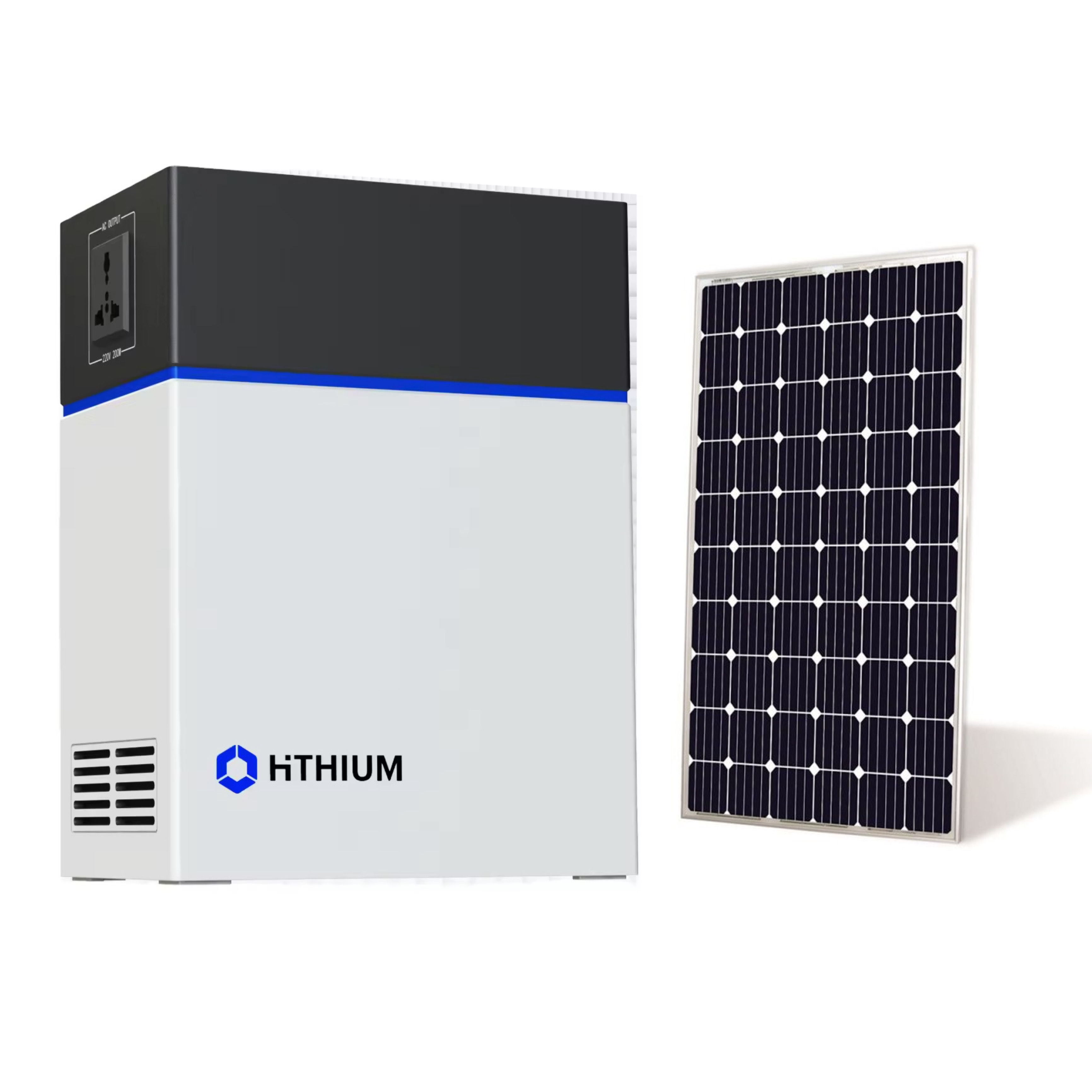 HITHIUM HERO EE HOME POWER DOCK GENERATOR 1KVA WITH 300W SOLAR PANEL