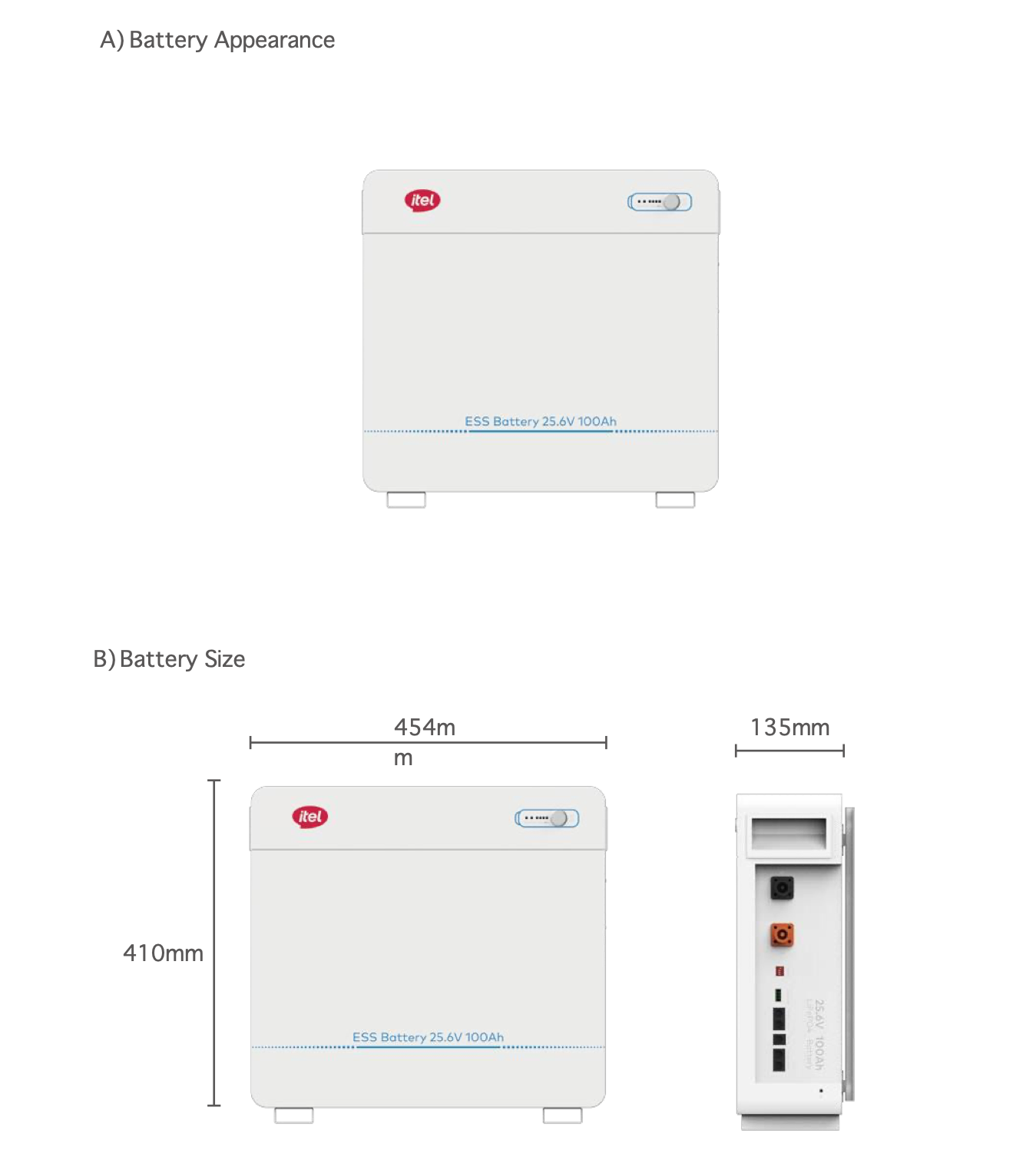 photo of ITEL LITHIUM BATTERY PACK 2.5KW IPW-25100