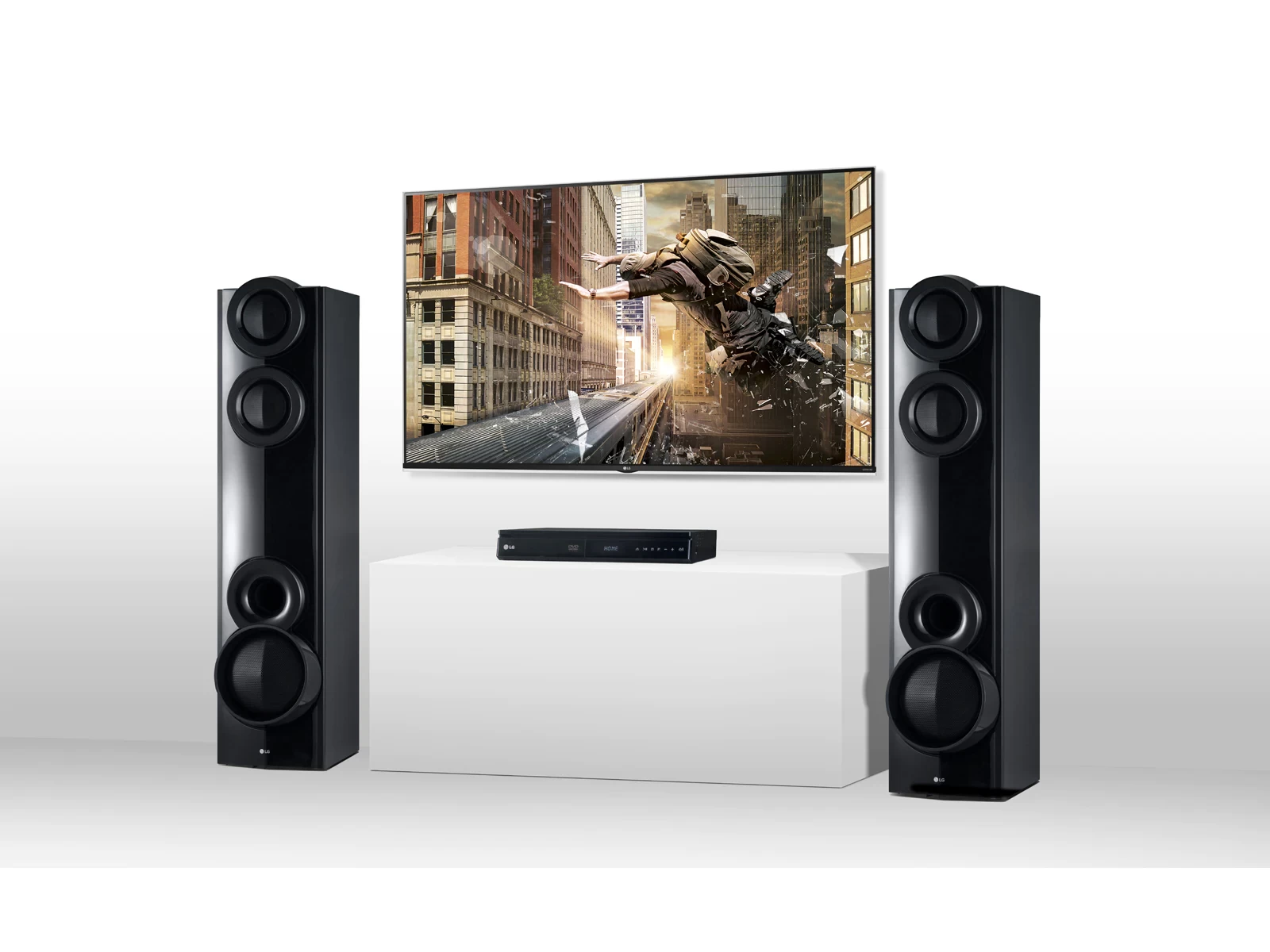 photo of LG BODY GUARD HOME THEATER 1000W 4.2CH WITH 2 SPEAKERS AND POWERFUL BASS