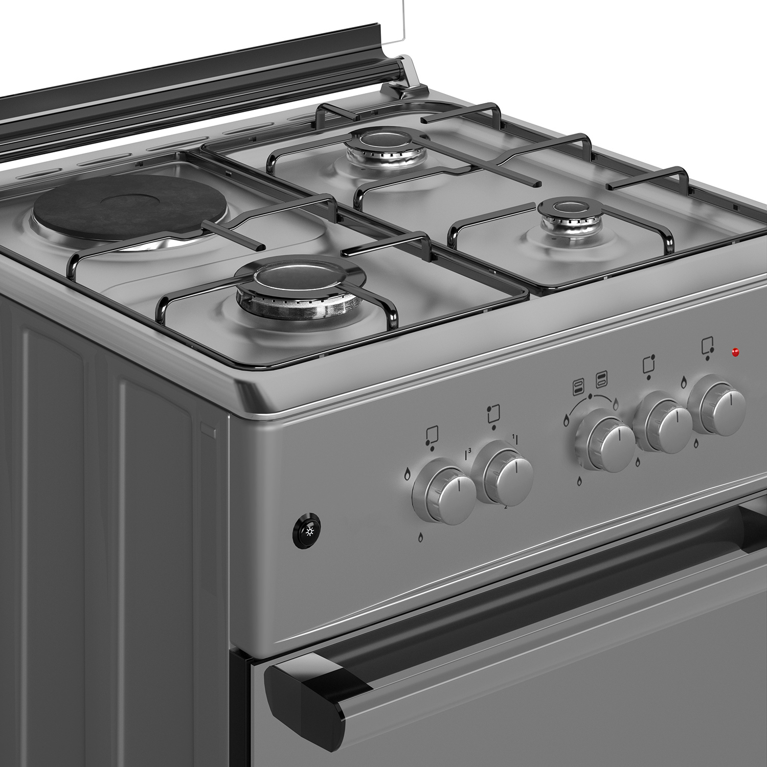 photo of MAXI STANDING GAS COOKER 60X60 3+1 INOX(F6B31G2)