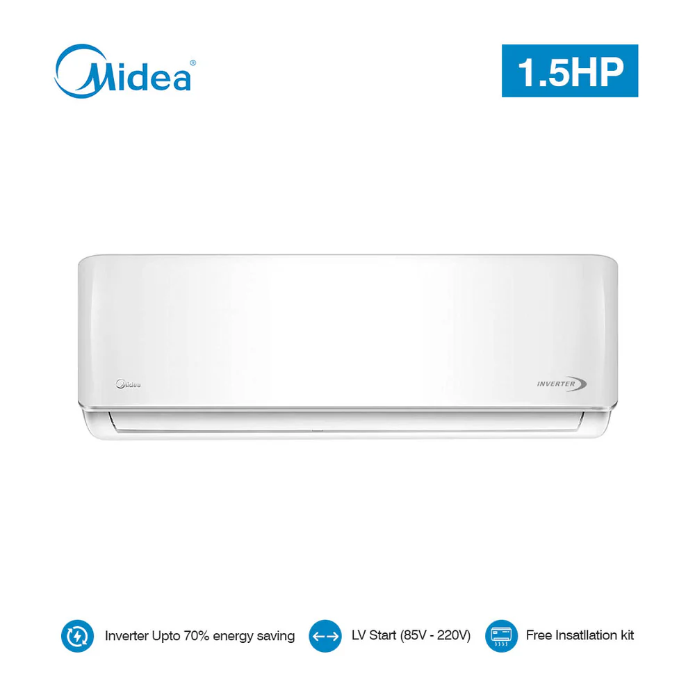 MIDEA INVERTER 1.5HP AC UNICOOL WITH KIT [MSAF24A-12CRDNI-12000BTU]