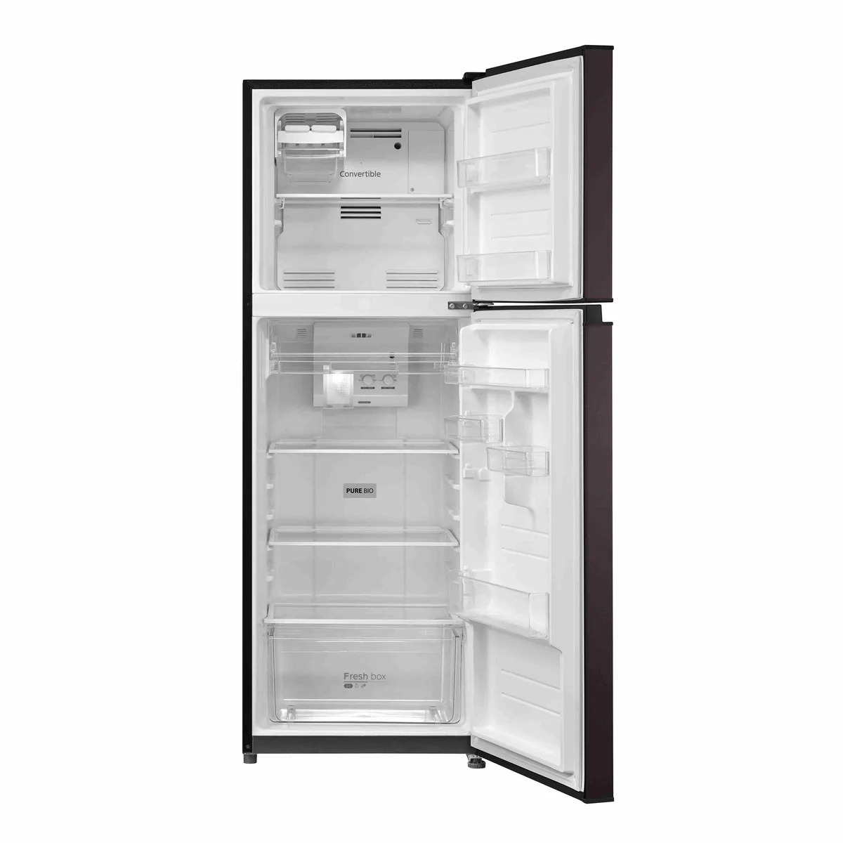 photo of MIDEA REFRIGERATOR TOP MOUNT DD/FF 266 LITERS JAZZ BLACK FINISH