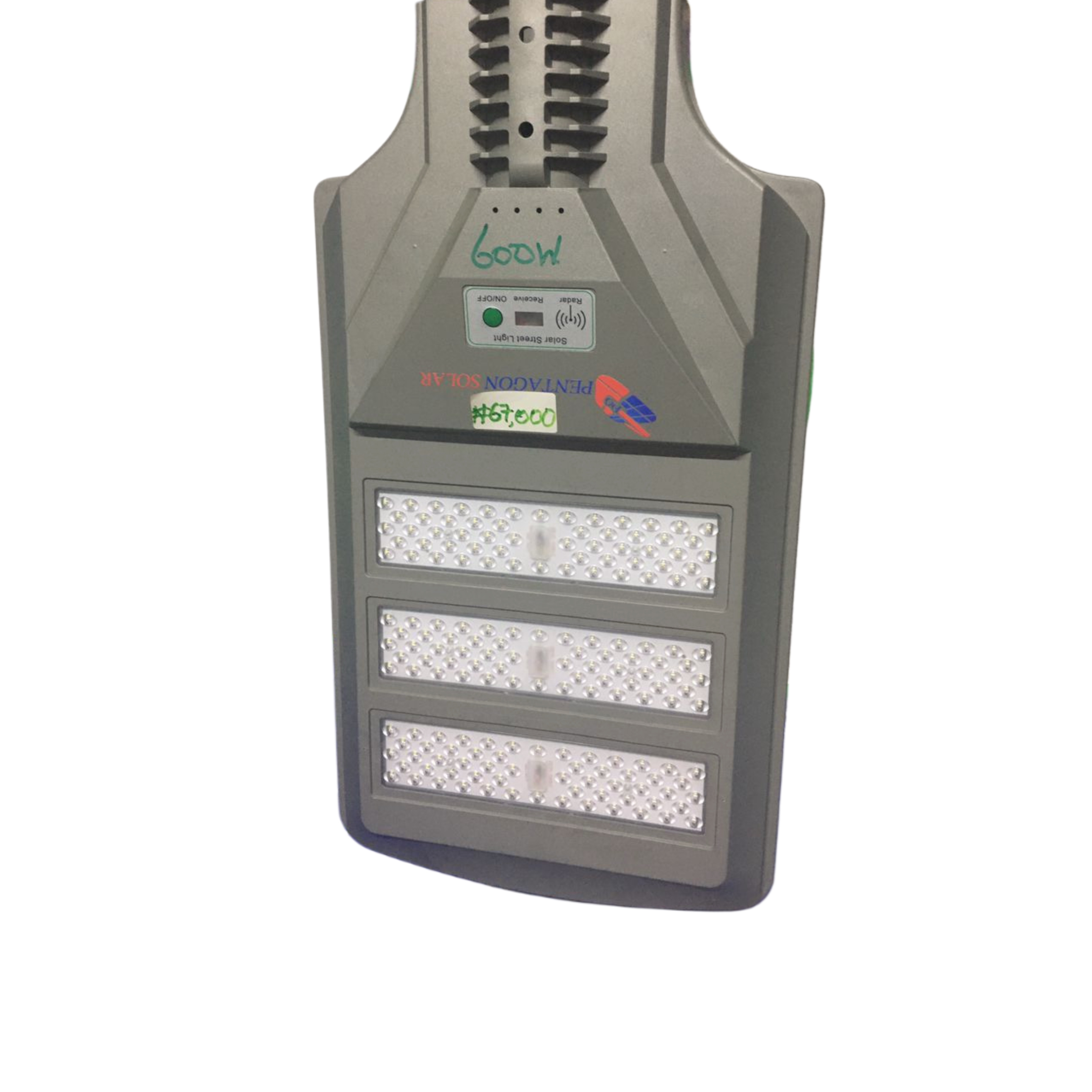 PENTAGON SOLAR STREET LIGHT PCK 600W