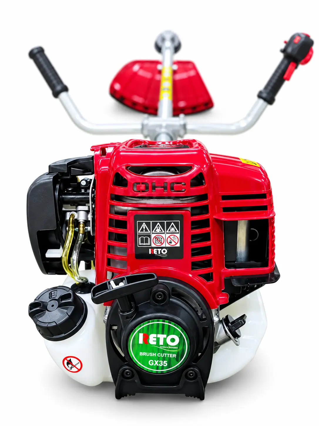 photo of Reto 4 Stroke Side Pack Brush Cutter GX35