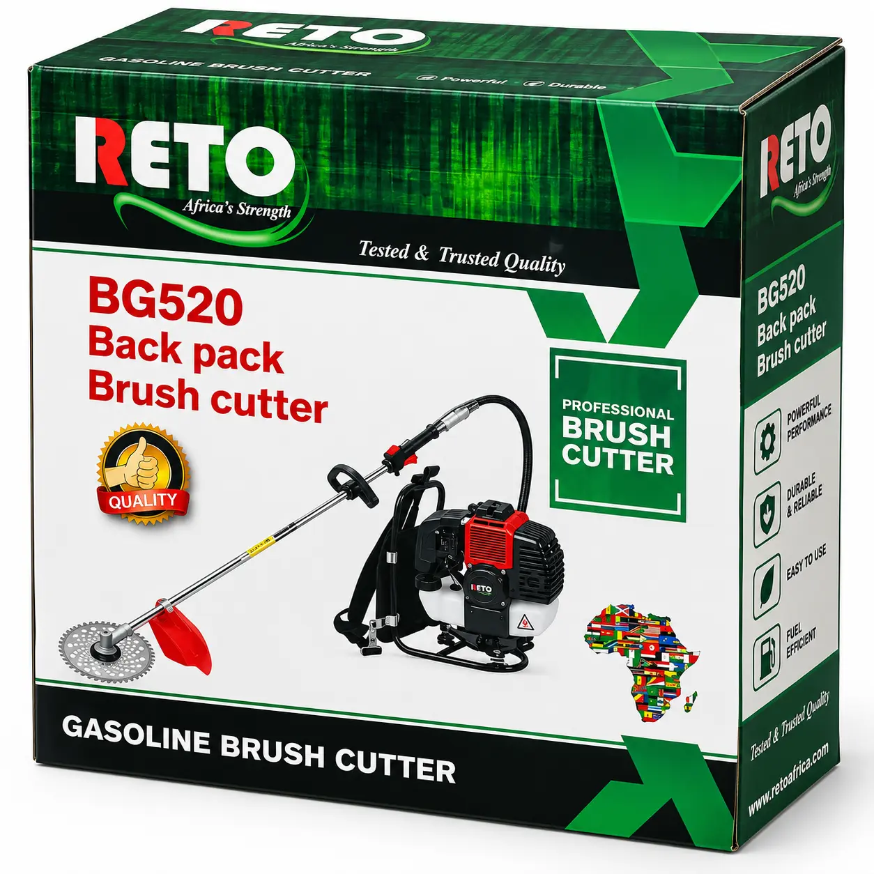 photo of Reto Backpack Brush Cutter BG520