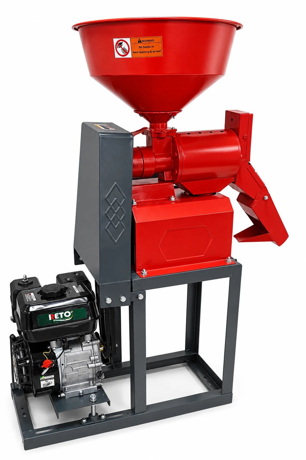 Reto Rice Mill with GX210 7.5HP Engine