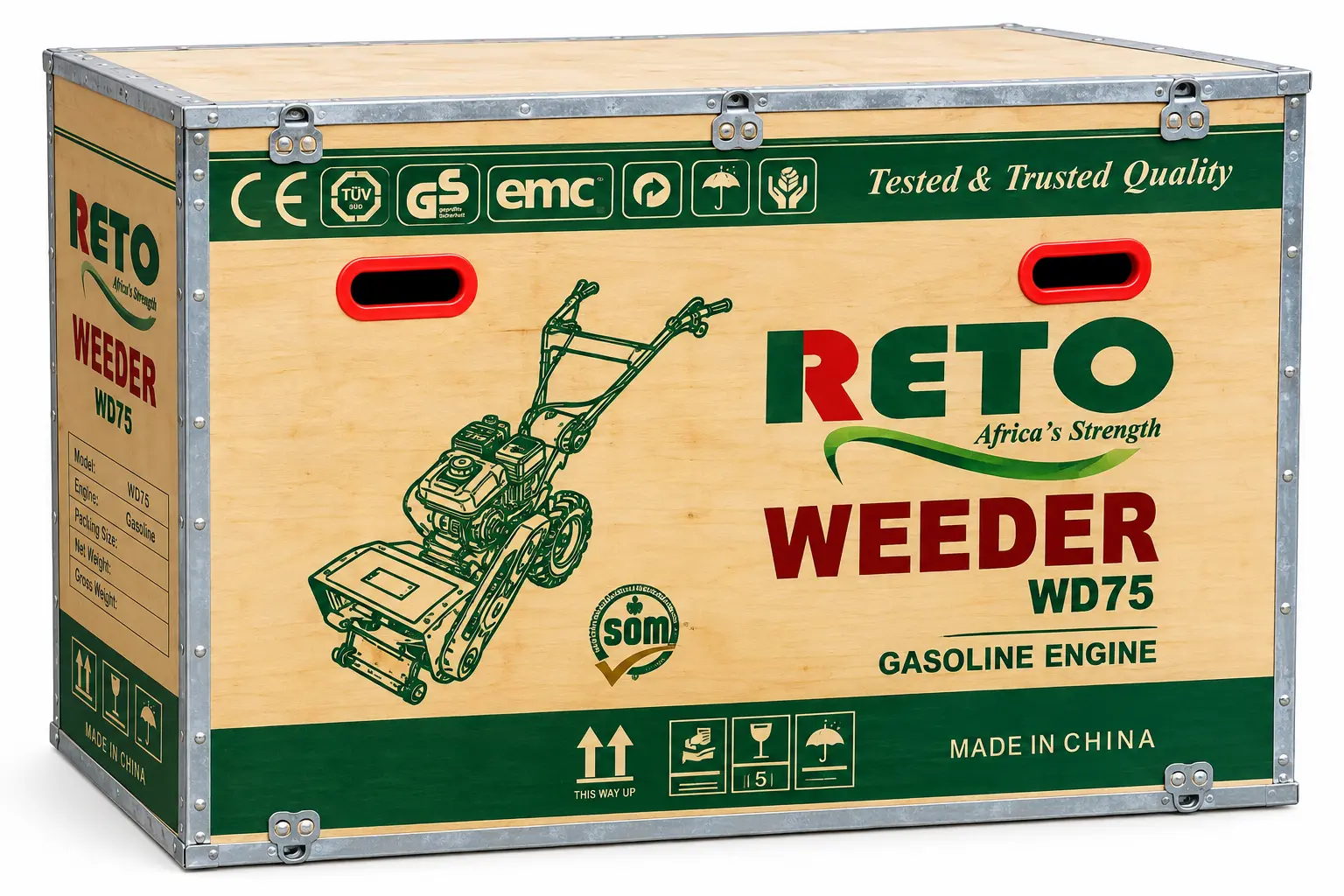 photo of Reto Self-Propelled Power Tiller 7.5HP Gasoline Engine