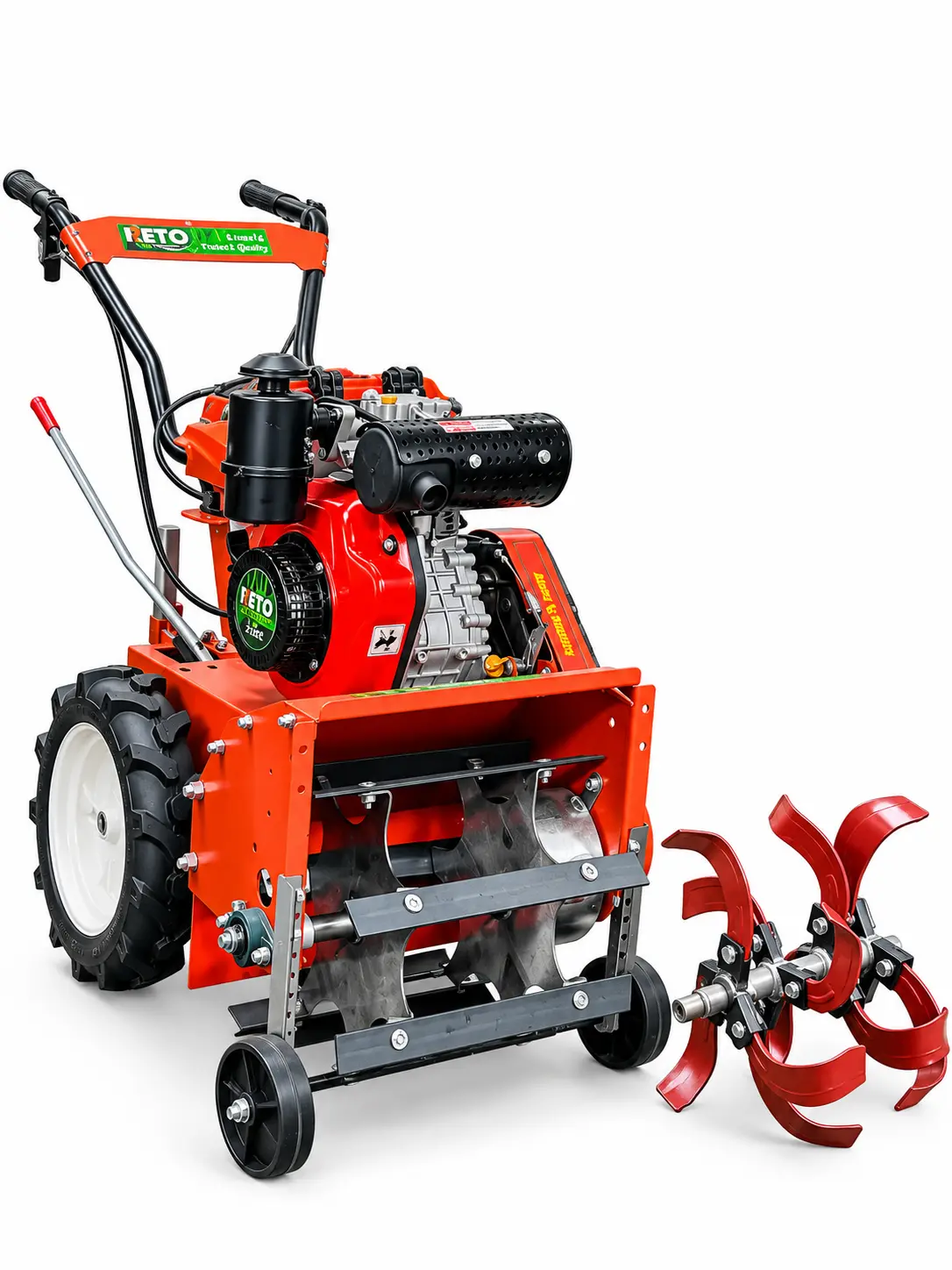 Reto Self-Propelled Power Tiller 6HP Diesel Engine WD60