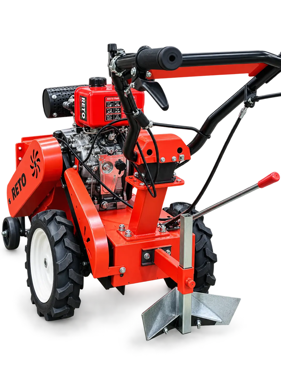 photo of Reto Self-Propelled Power Tiller 6HP Diesel Engine WD60