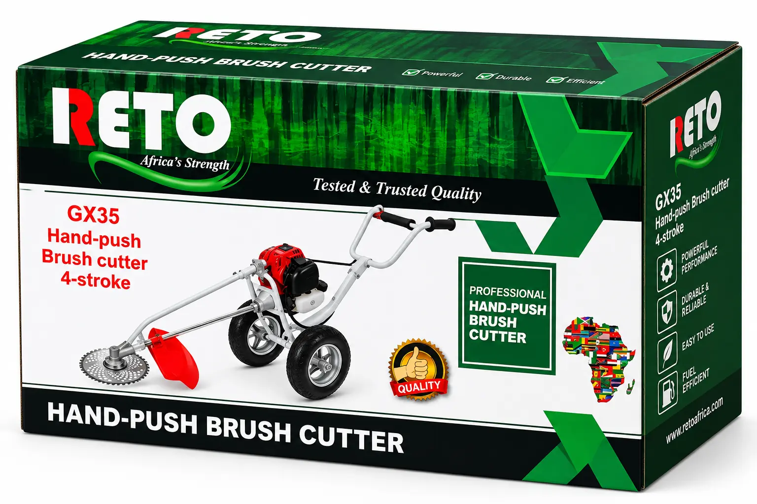 photo of Reto Wheel Brush Cutter 4 Stroke GX35