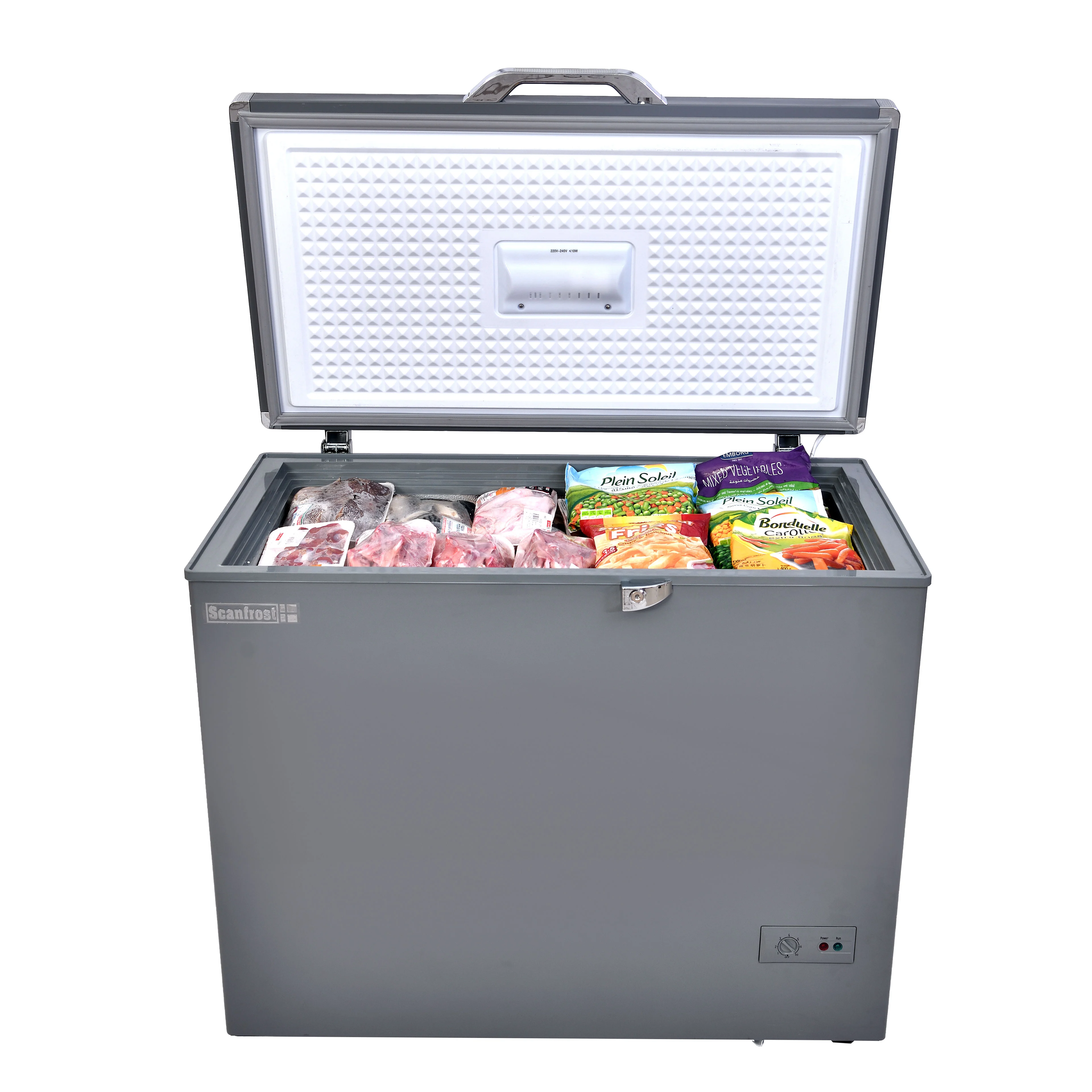 photo of SCANFROST CHEST FREEZER SFL250 ECO DARK GREY