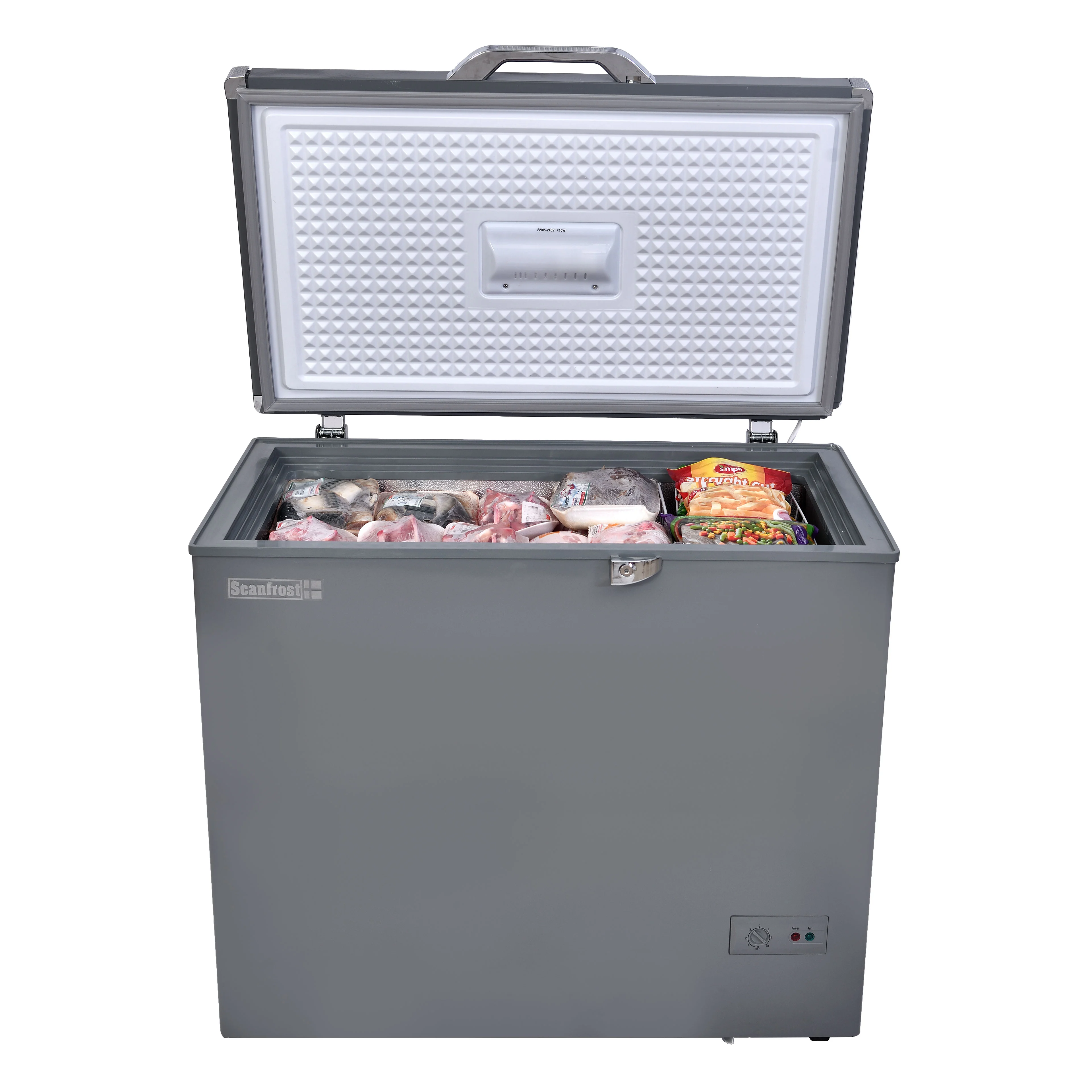 SCANFROST CHEST FREEZER SFL150 ECO DARK GREY 