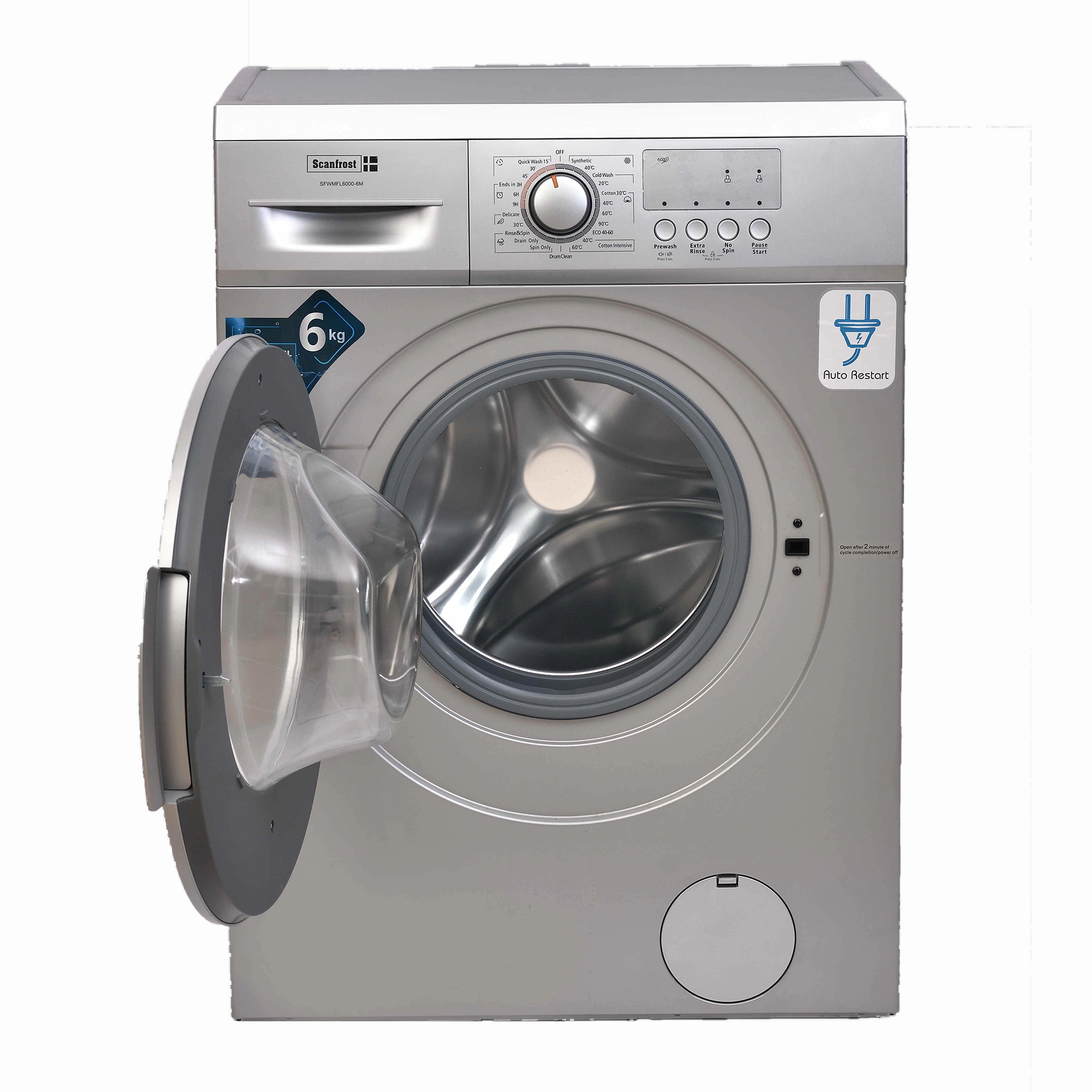 photo of SCANFROST FRONT LOADER WASHING MACHINE SFWMFL6000-6M