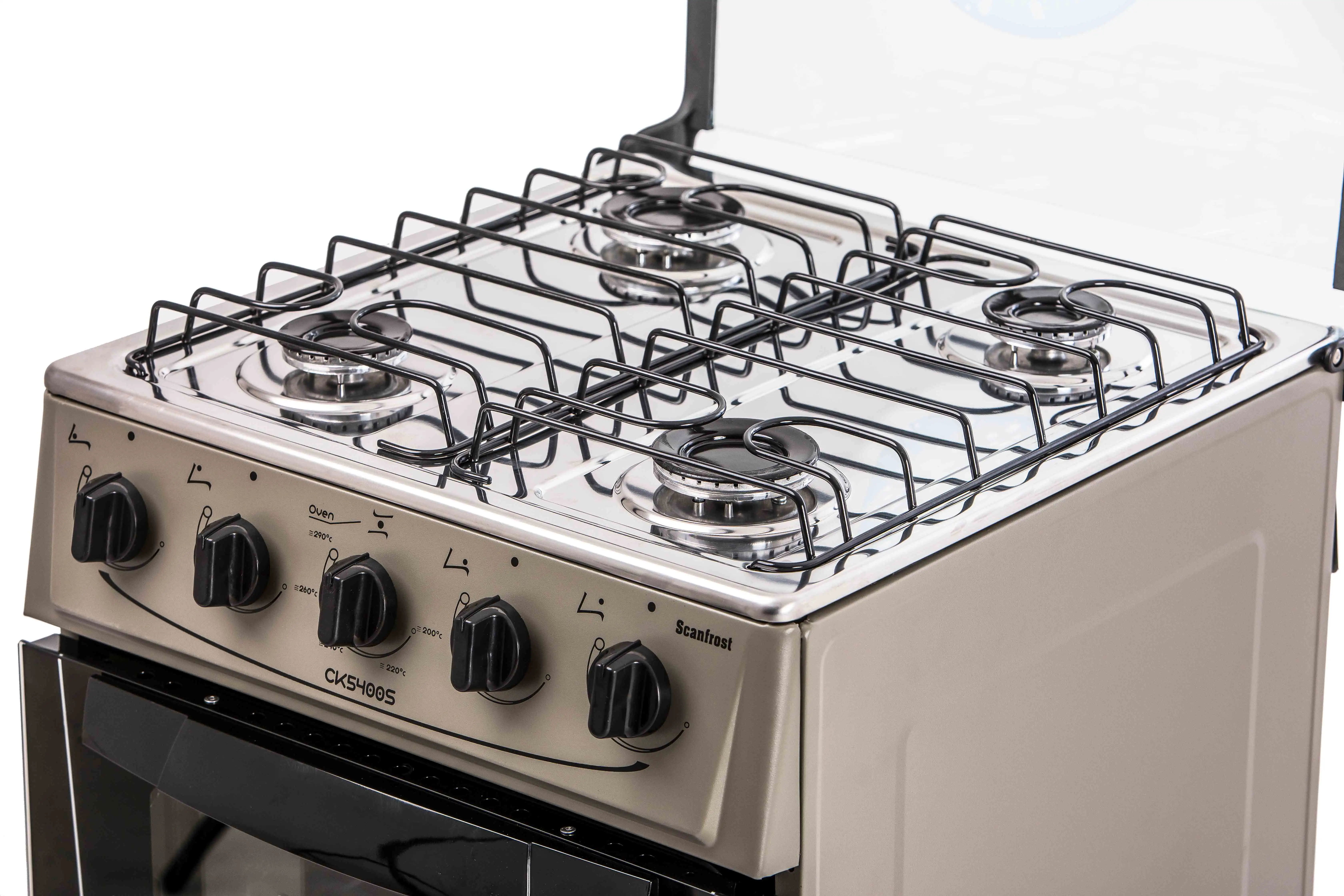 photo of SCANFROST GAS COOKER 4 BURNERS CK5400 GREY 