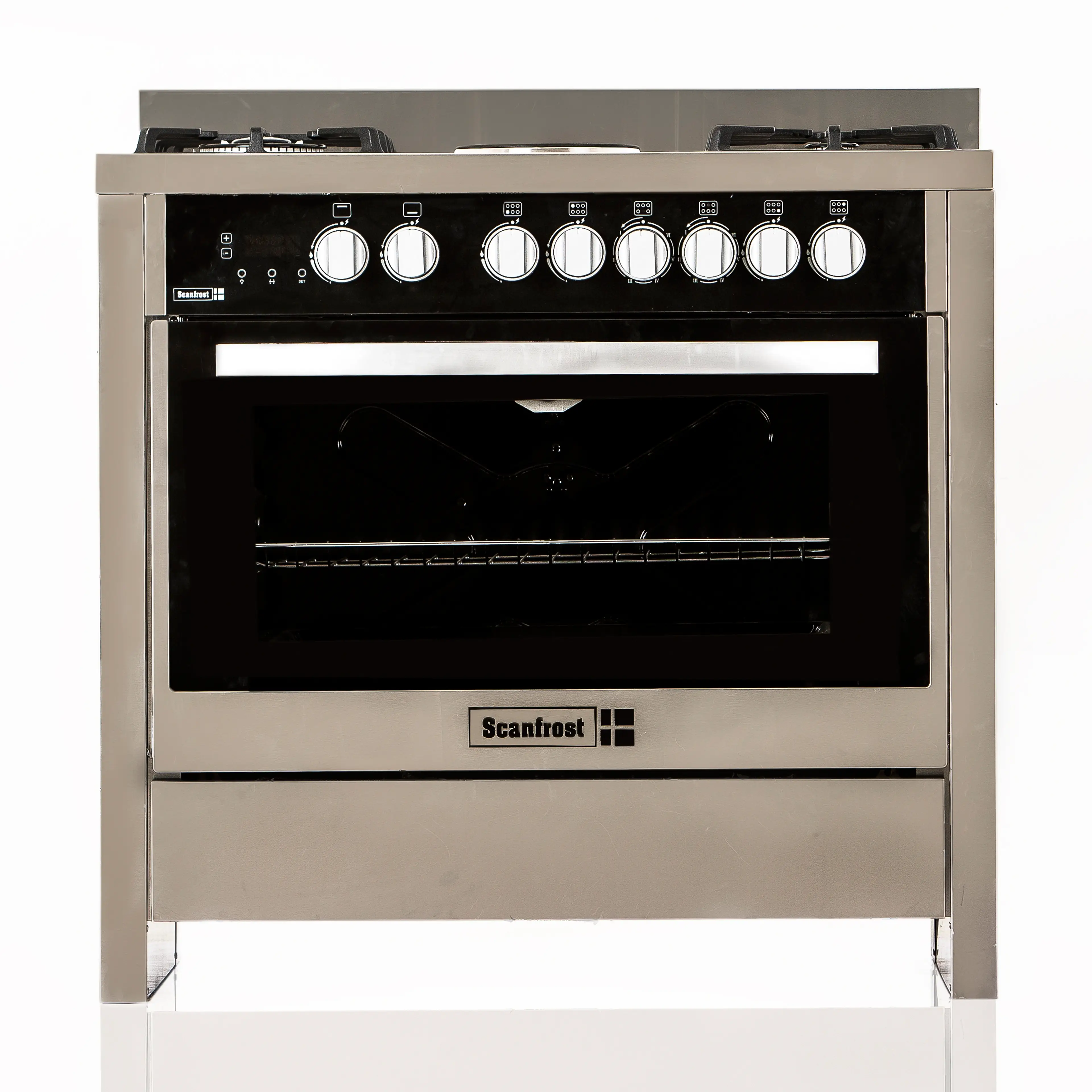 SCANFROST GAS COOKER 60X90 5B STAINLESS STEEL