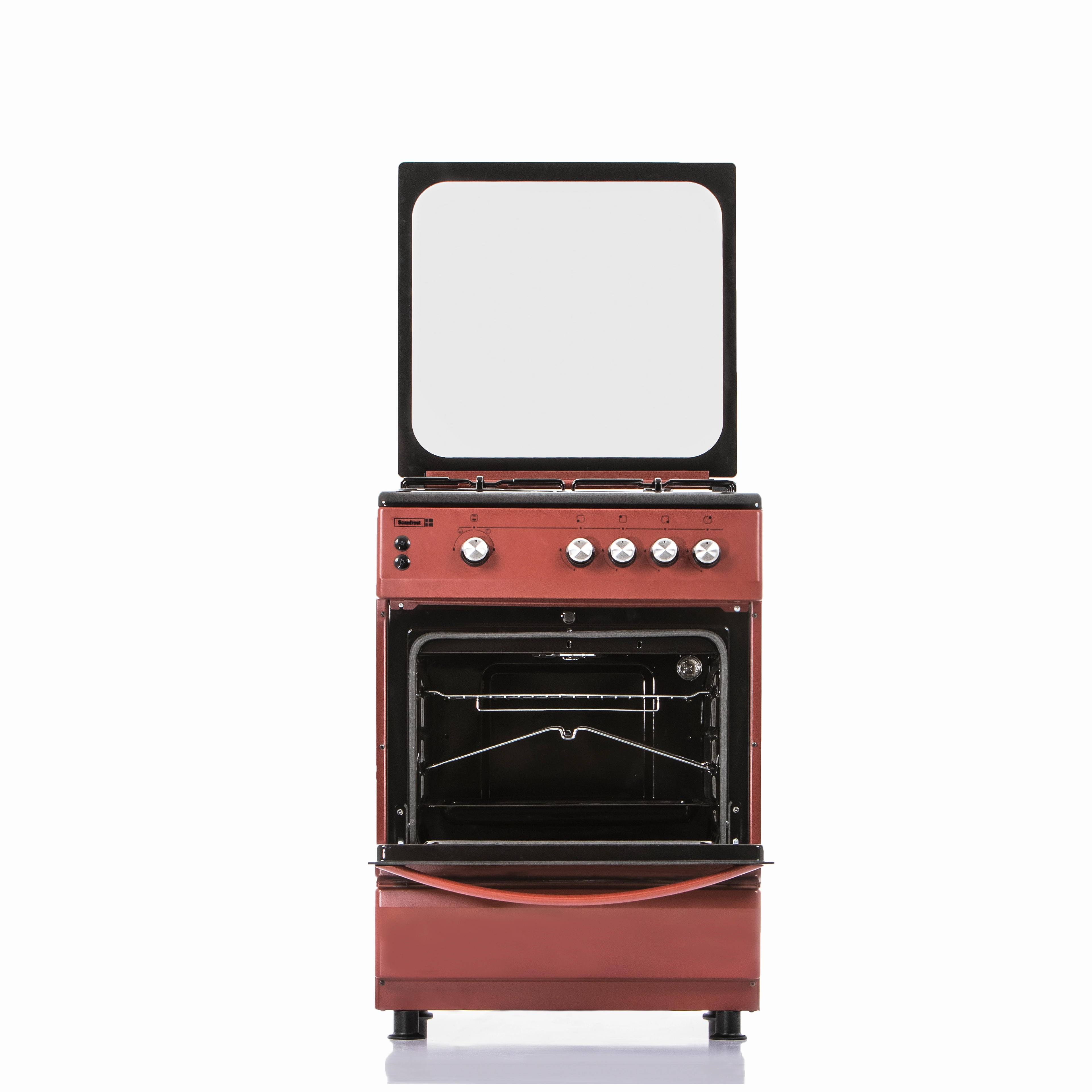 SCANFROST GAS COOKER 60X60 3+1 RED CK6302R