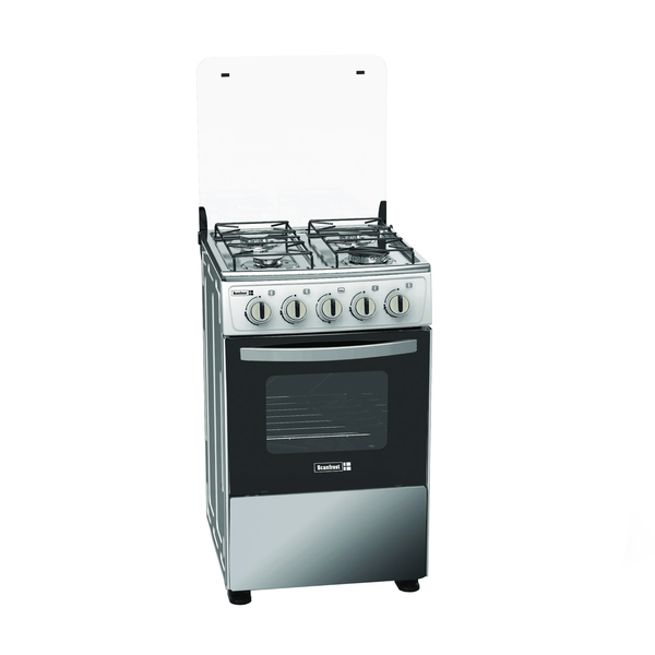 SCANFROST GAS COOKER 50X50 4 BURNER GREY SFC5401B