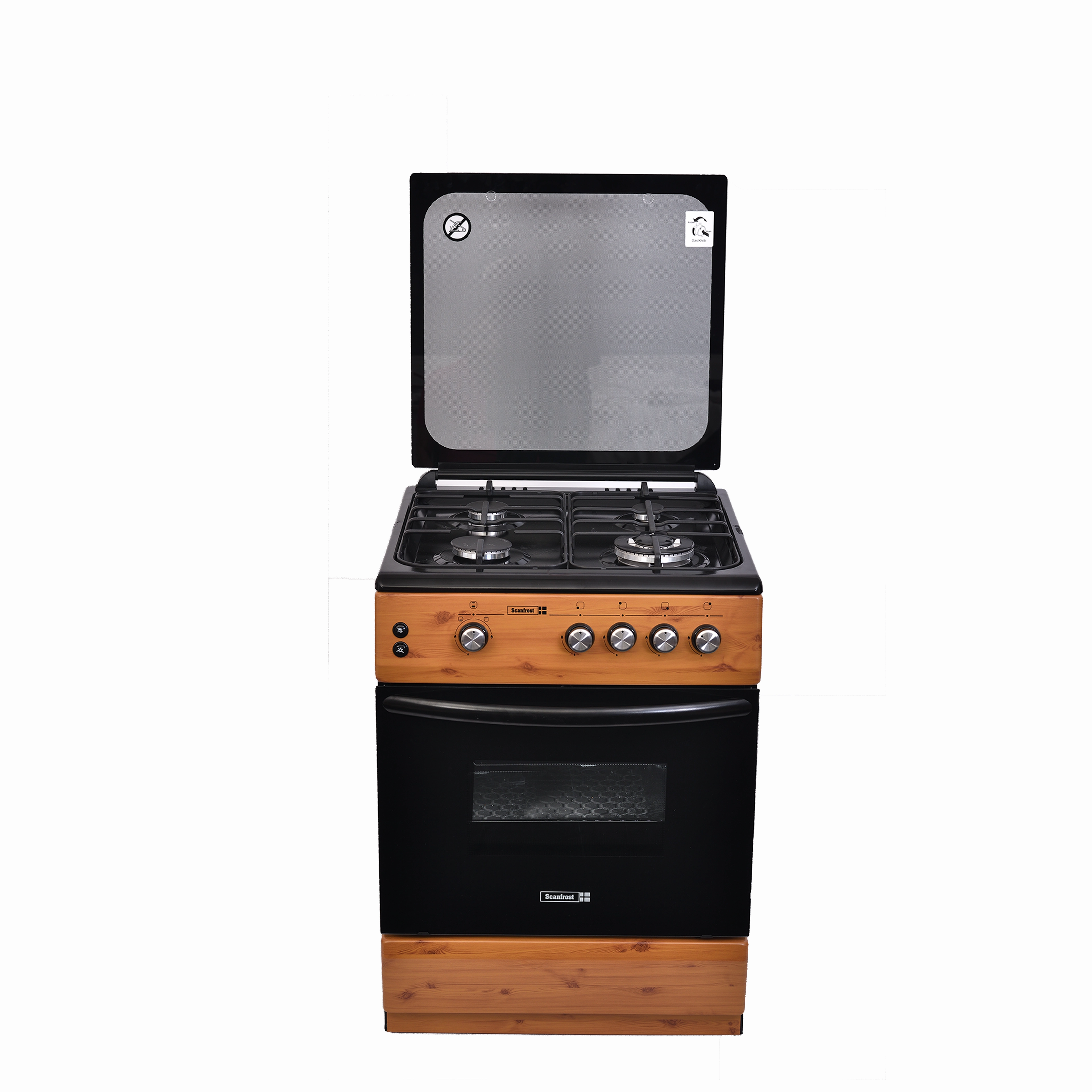 SCANFROST GAS COOKER 60X60 4 BURNERS CK6402-NG