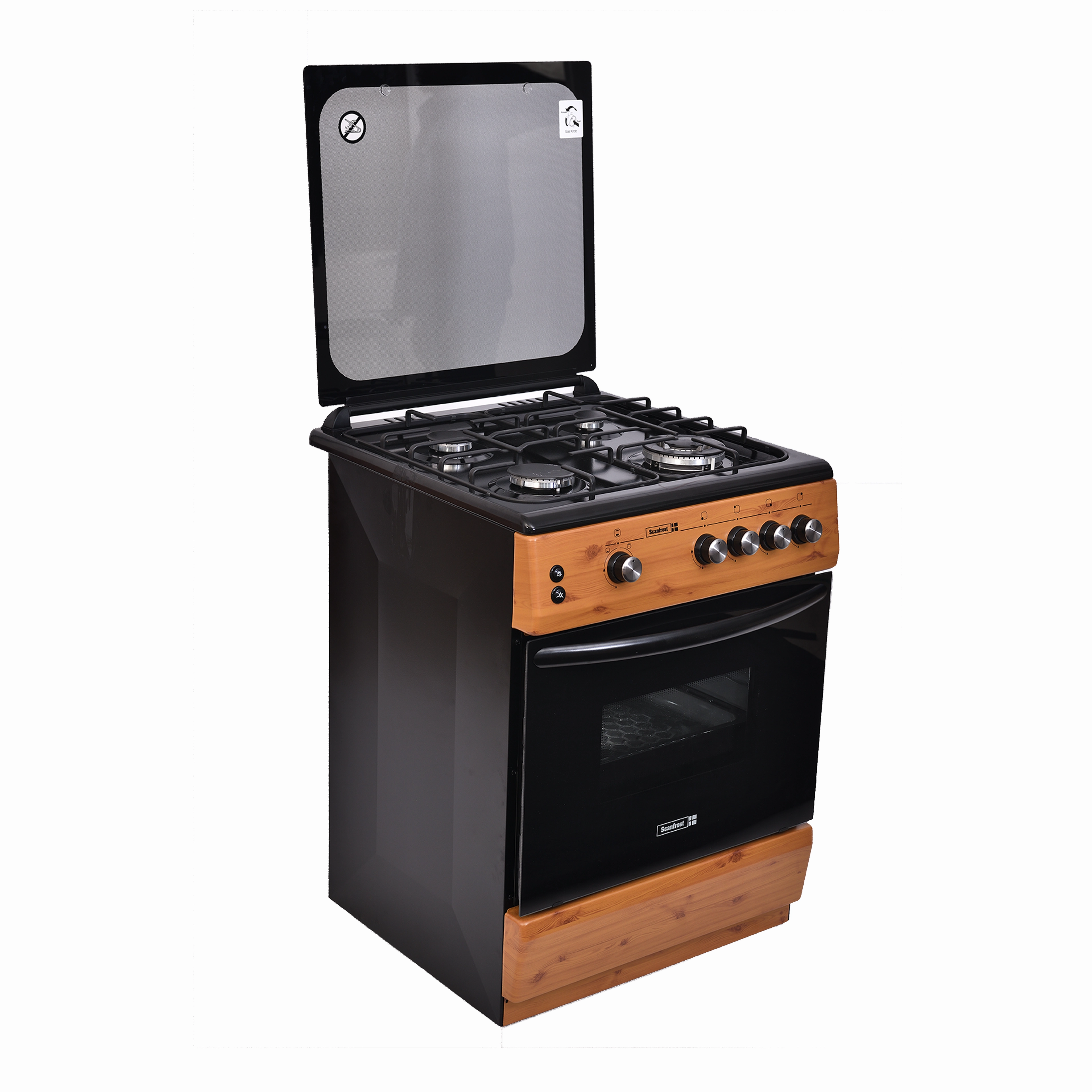 photo of SCANFROST GAS COOKER 60X60 4 BURNERS CK6402-NG