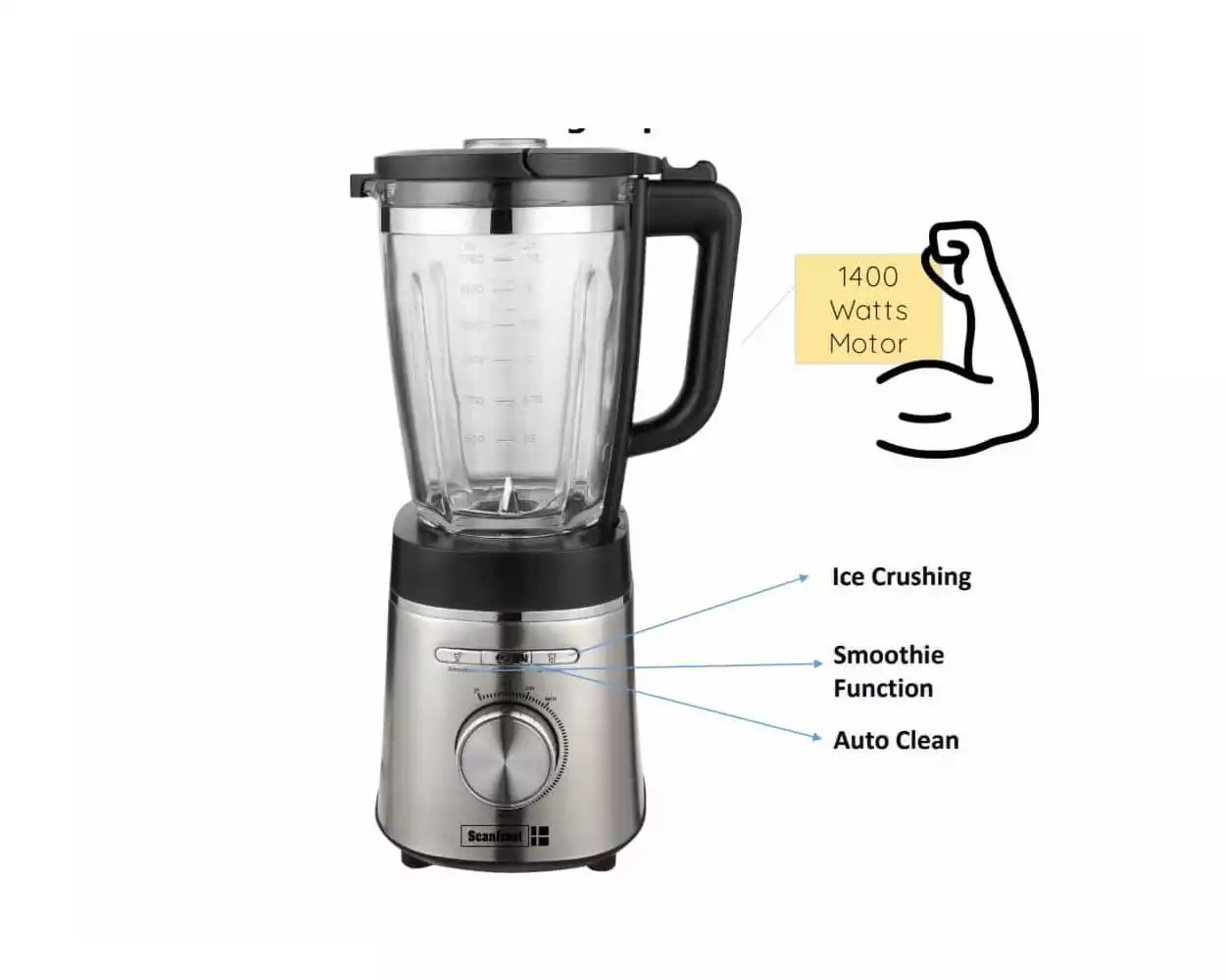 SCANFROST PREMIUM BLENDER 1400W