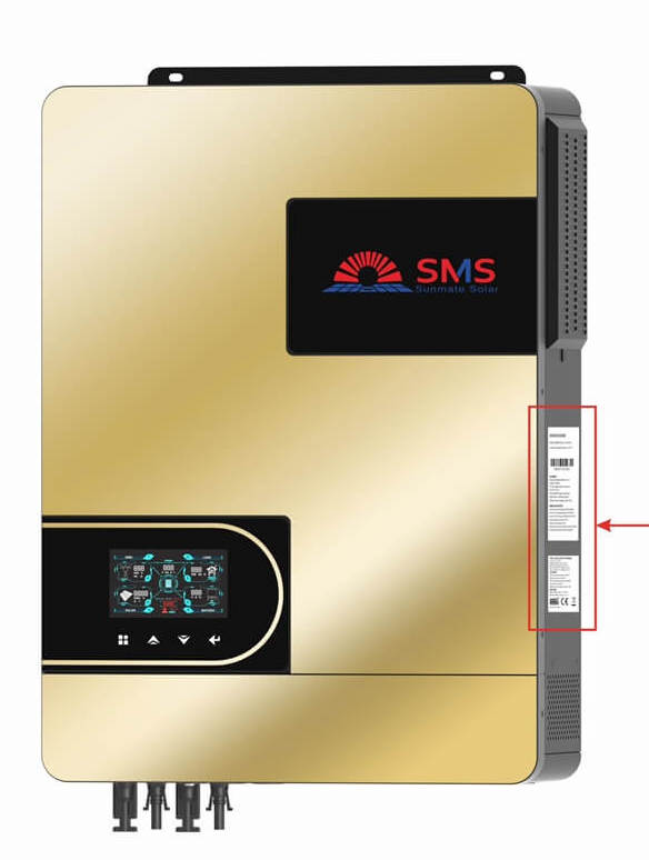 SMS SUNMATE SOLAR INVERTER SMS-8.2KW 48V