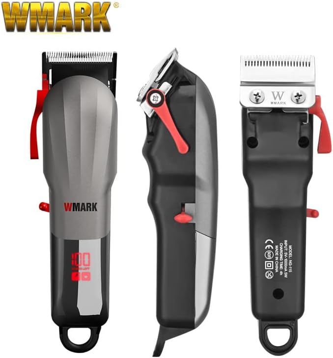 WMARK PROFESSIONIAL HAIR CLIPPER WITH MAGIC TAPPER NG-115